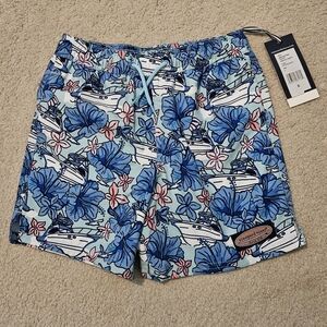 Vineyard Vines Sz 6 Printed Chappy Swim Trunks